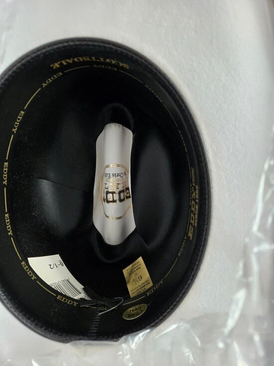 NWT - Vintage White Eddy Bros Western Hat